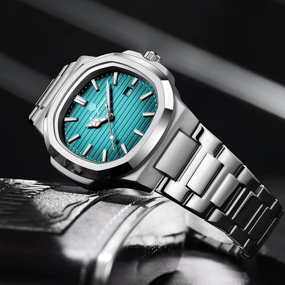 Reloj de lujo de negocios resistente al agua luminoso de acero inoxidable - Automaticprime