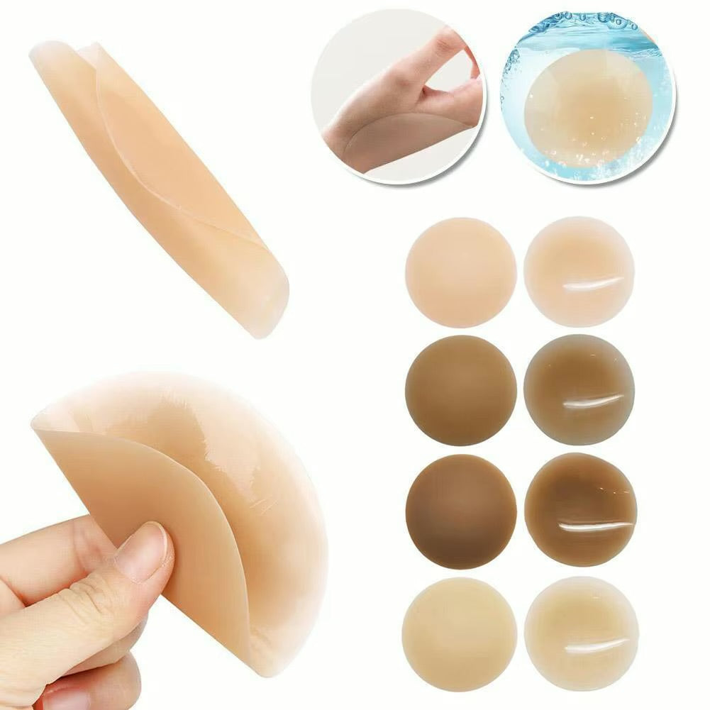 Go Braless Sujetador invisible ultrafino cubrepezones a prueba de sudor - Automaticprime