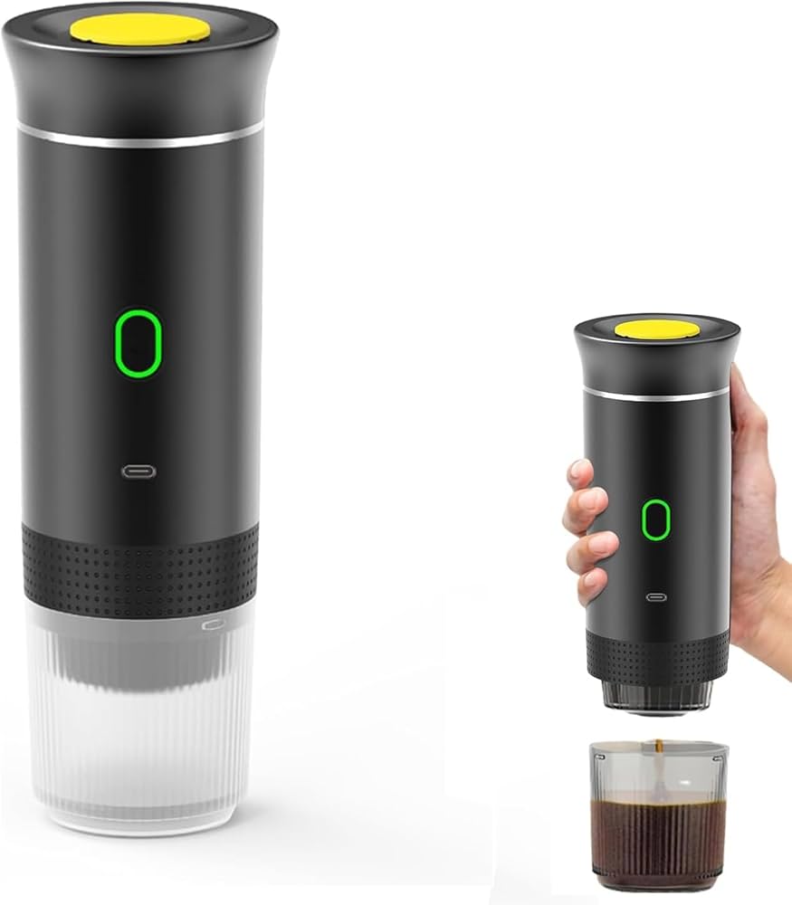 Cafetera Espresso Portátil 3 en 1 para Viajes y Camping