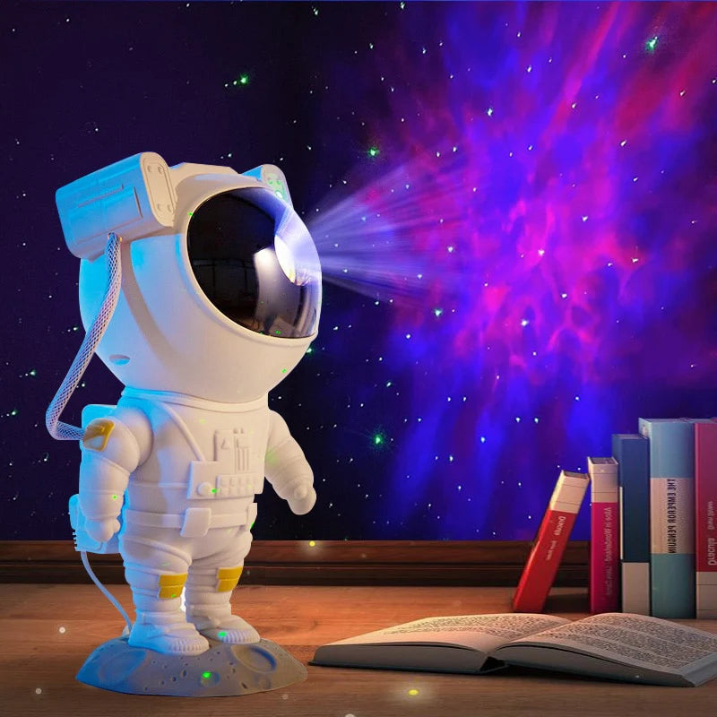 Proyector Estelar Astronauta: Luz Nocturna Galaxy con Control Remoto