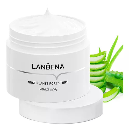 LANBENA Máscara Nasal para Puntos Negros, Adesivo Nasal con 60 Hojas Removedoras de Acné, Absorbente de Puntos Negros LA-01N 3"