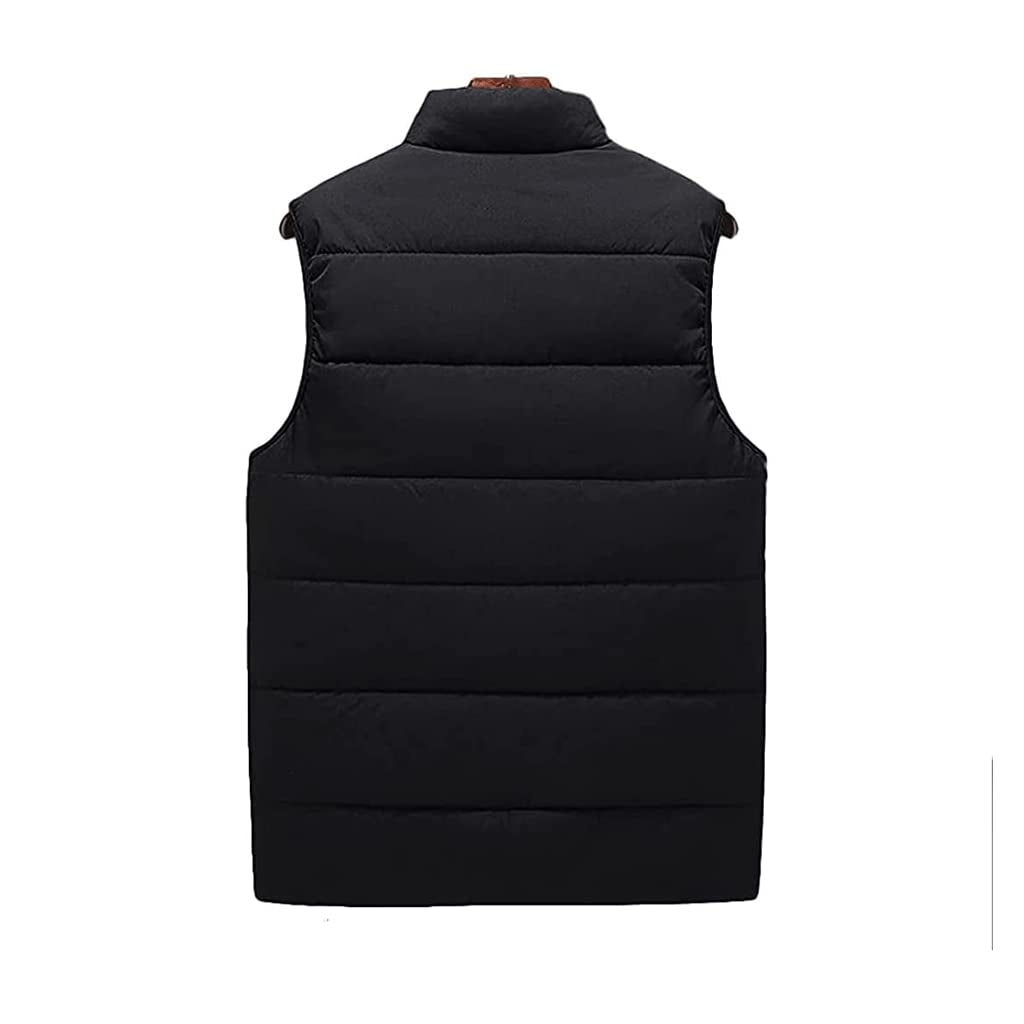chaqueta chaleco para hombre abrigada sin mangas a prueba de agua - Automaticprime