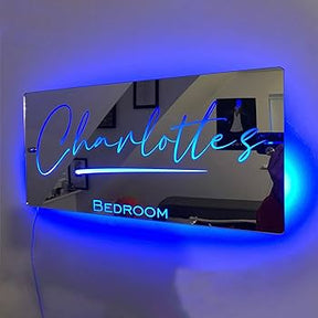 Espejo Iluminado con Nombre LED - Automaticprime