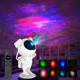 Proyector Estelar Astronauta: Luz Nocturna Galaxy con Control Remoto